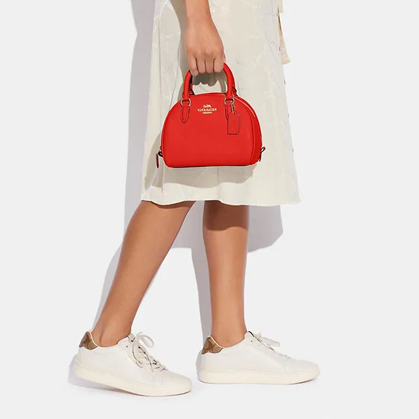 Túi Xách Tay Coach Sydney Satchel CA202 Màu Đỏ - Túi xách - Vua Hàng Hiệu
