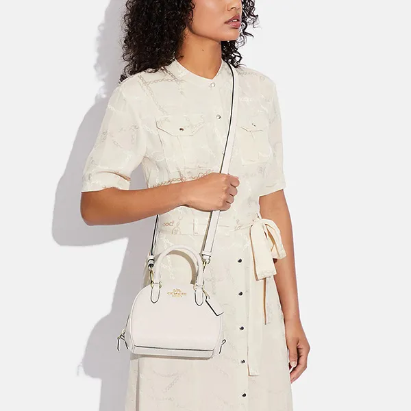 Túi Xách Tay Coach Sydney Satchel CA202 Màu Trắng - Túi xách - Vua Hàng Hiệu