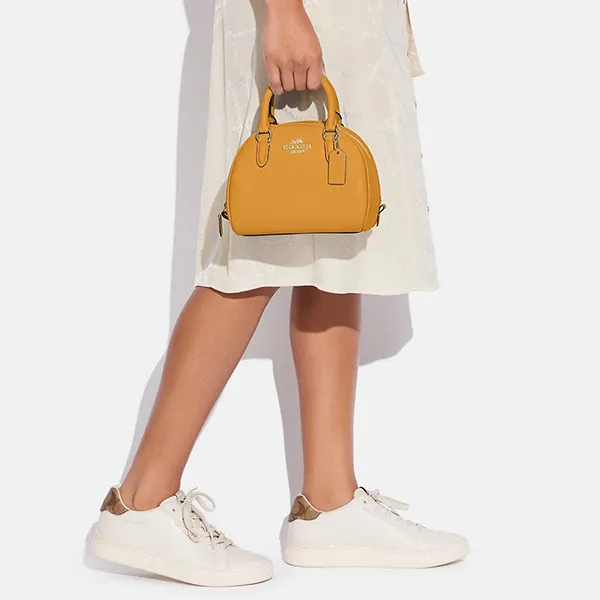 Túi Xách Tay Coach Sydney Satchel CA202 Màu Vàng - Túi xách - Vua Hàng Hiệu