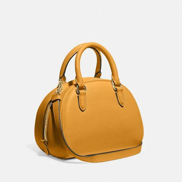 Túi Xách Tay Coach Sydney Satchel CA202 Màu Vàng - Túi xách - Vua Hàng Hiệu
