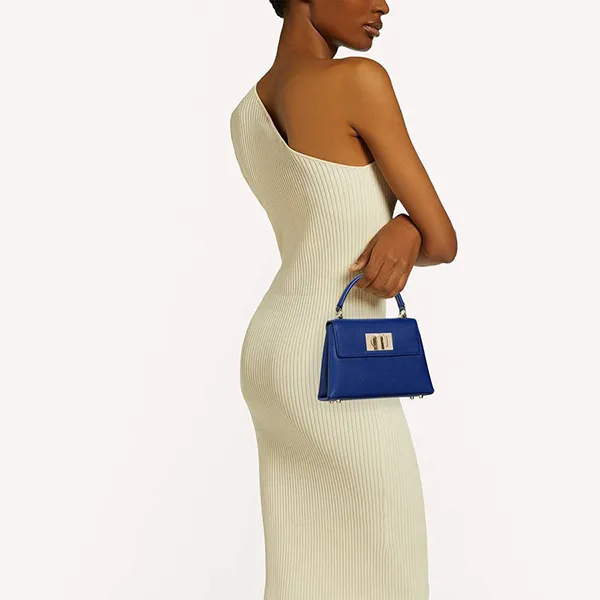 Túi Xách Tay Furla 1927 Top Handle Mini Màu Xanh Navy - Túi xách - Vua Hàng Hiệu