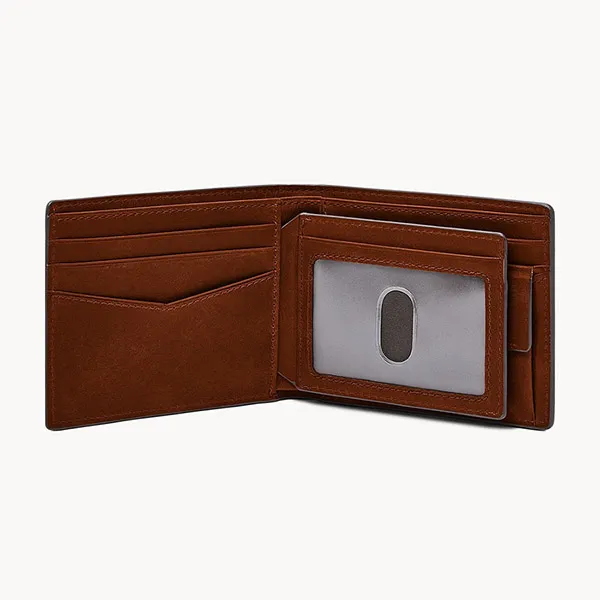 Ví Da Nam Fossil Everett Wallet ML4400210 Màu Nâu - Túi xách - Vua Hàng Hiệu