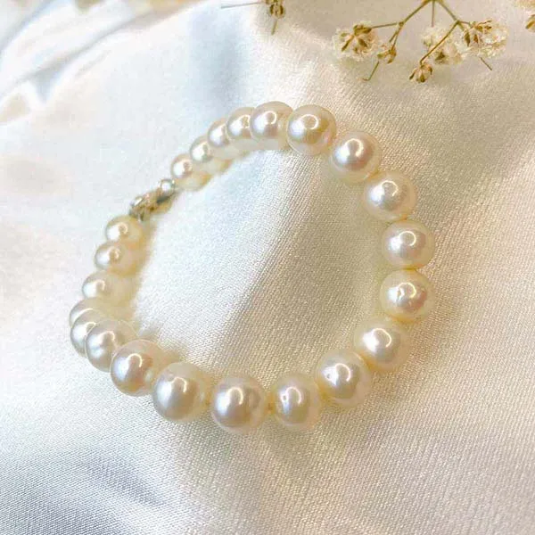 Vòng Đeo Tay Minh Hà Pearl Jewelry Ngọc Trai Truyền Thống Màu Trắng