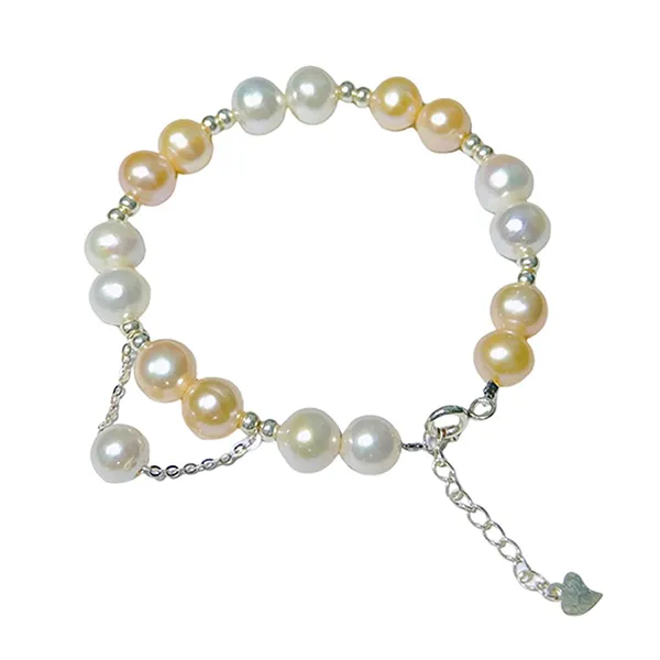 Vòng Đeo Tay Ngọc Trai Minh Hà Pearl Jewelry Màu Trắng Vàng - Trang sức - Vua Hàng Hiệu