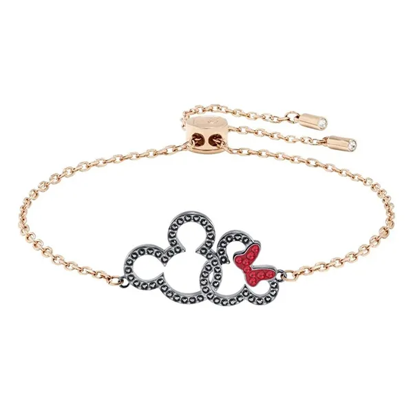 Vòng Đeo Tay Swarovski Mickey & Minnie Bracelet Multi-Colored, Mixed Plating 5435138 Màu Vàng Hồng - Trang sức - Vua Hàng Hiệu