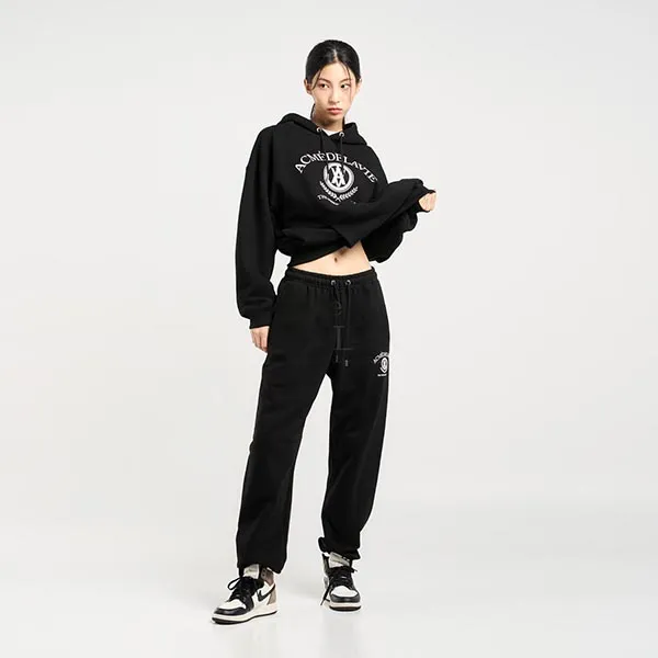 Áo Hoodie Acmé De La Vie ADLV Laurel A Logo Emblem Black Màu Đen