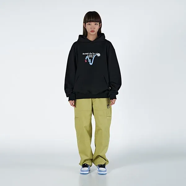 Áo Hoodie Acmé De La Vie ADLV Pipe Logo Màu Đen