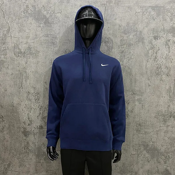 Áo Hoodie Nike Club Fleece CJ1611-419 Màu Xanh Navy Size L - Thời trang - Vua Hàng Hiệu
