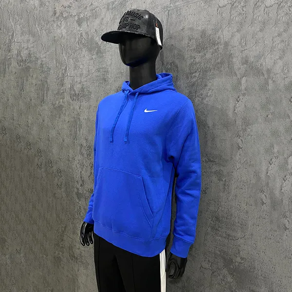 Áo Hoodie Nike Mens Pullover Fleece Màu Xanh Dương Size M - 3