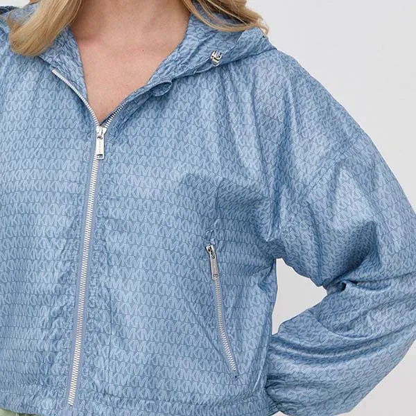 Áo Khoác Michael Kors Mk Jacket MS2205X43D Màu Xanh Size M