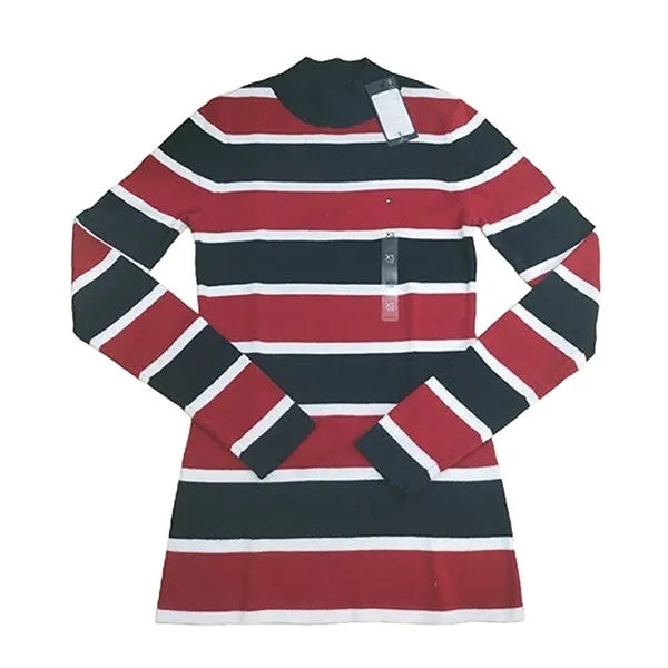 Áo Len Nữ Tommy Hilfiger Kẻ Ngang Phối Màu Size XS