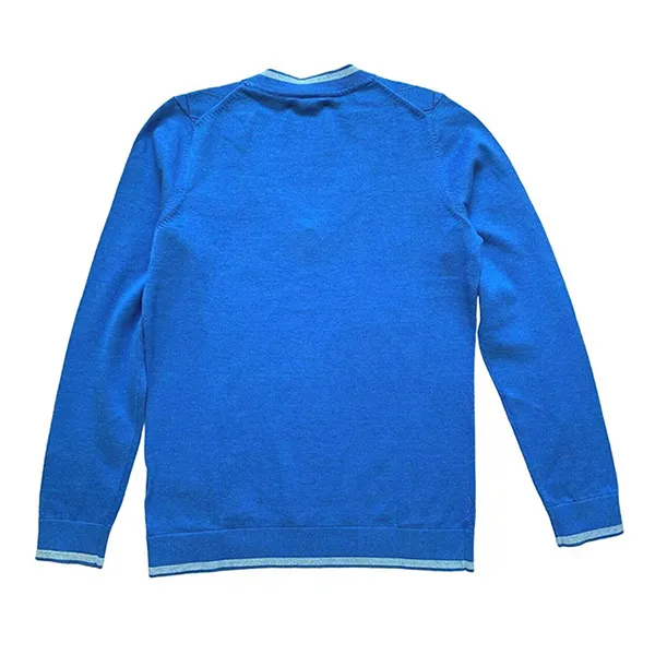 Áo Len Nữ Tommy Hilfiger Women's Argyle V-Neck Sweater Màu Xanh Dương Size XS - 4