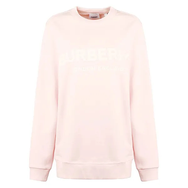 Áo Nỉ Burberry Logo Printed Pink 8008904 Màu Hồng Size S - Thời trang - Vua Hàng Hiệu