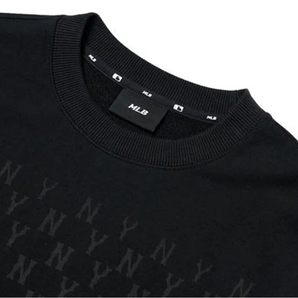 Áo Nỉ Sweater MLB Monogram Gradation Allover Overfit Sweatshirts New York Yankees AMTM1024-50BKS Màu Đen Size XS - Thời trang - Vua Hàng Hiệu