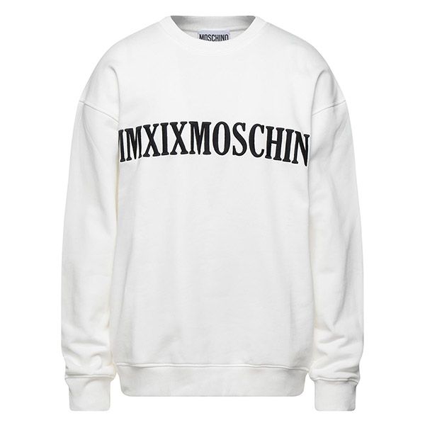 Áo Nỉ Moschino Logo Printed White 192Z T170852271002 Màu Trắng Size 50 - 2