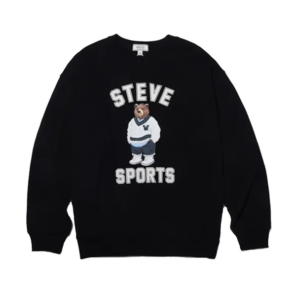 Áo Nỉ Sweater WHOAU WHMWC4T91U Màu Đen Size M - Thời trang - Vua Hàng Hiệu