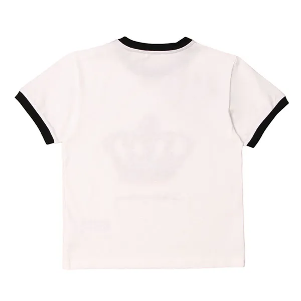 Áo Phông Dolce & Gabbana D&G Crown Printed White L4JT8A G7WUF HW2FH Tshirt Màu Trắng
