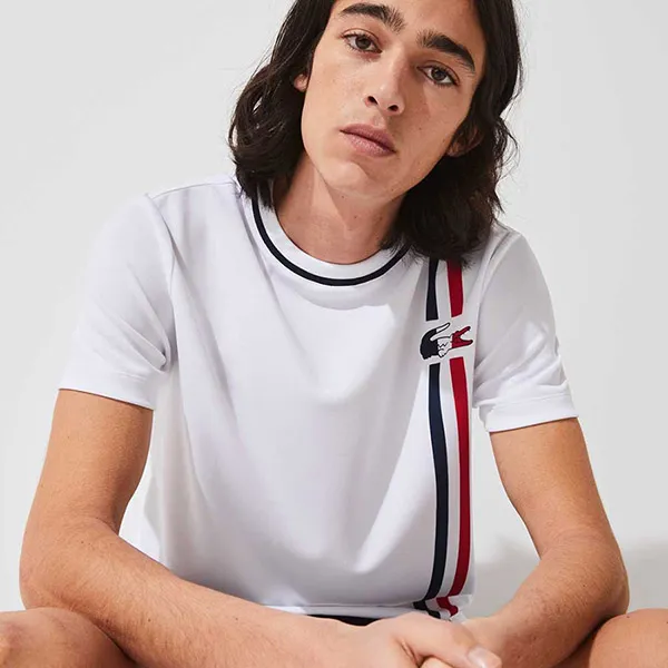 Áo Phông Lacoste TH7653 Short Sleeve T-Shirt TH7653-10 Màu Trắng SIze XS