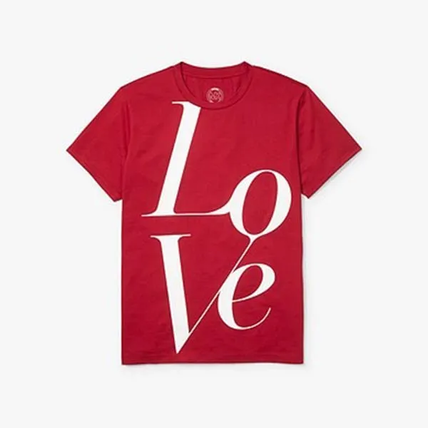Áo Phông Michael Kors MK Watch Hunger Stop Love T-Shirt In White Màu Đỏ Size M - Thời trang - Vua Hàng Hiệu