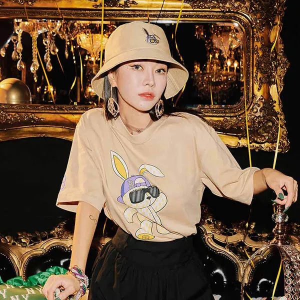 Áo Phông MLB Boston Red Sox Tshirt 3ATSQ0131-43SAL Màu Be Size M