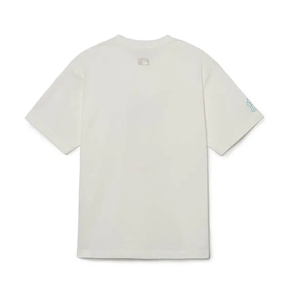 Áo Phông MLB New York Yankees Tshirt 3ATSQ0131-50CRS Màu Trắng Size L - Thời trang - Vua Hàng Hiệu
