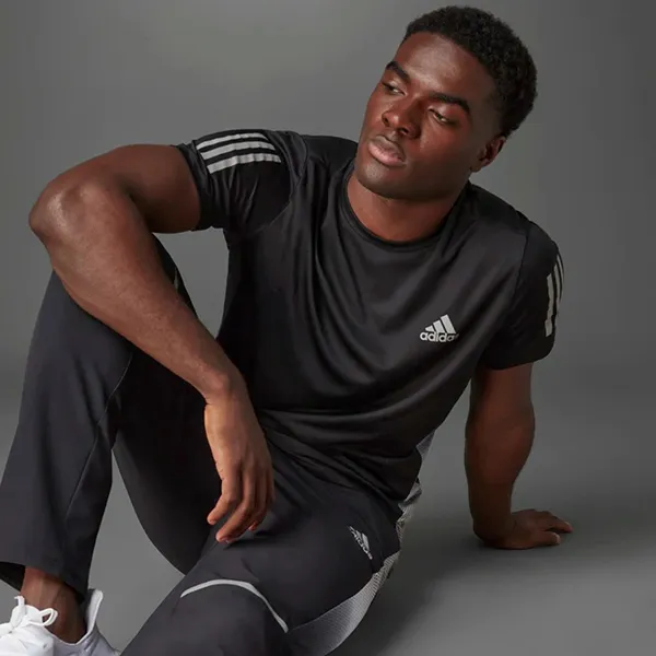 Áo Phông Nam Adidas Own The Run Tee Tshirt Màu Đen Size XS