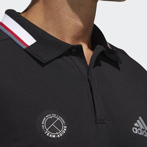 Áo Polo Adidas Tennis Top Solid Heat.Rdy Màu Đen Size XS - 3