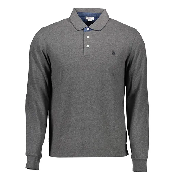 Áo Polo Dài Tay Nam U.S Polo Assn. 60635-47773_GRIGIO_189 Màu Xám Đậm Size M - Thời trang - Vua Hàng Hiệu