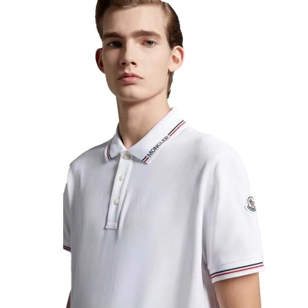 Áo Polo Moncler White Cotton Ss 8A00012 84556 001 Màu Trắng Size S - Thời trang - Vua Hàng Hiệu