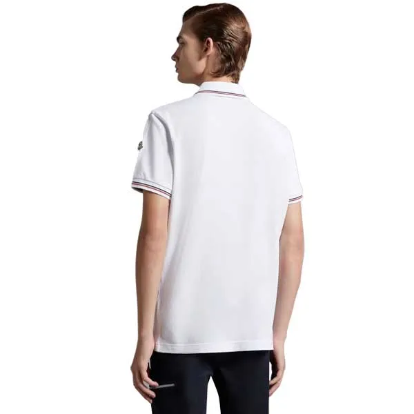Áo Polo Moncler White Cotton Ss 8A00012 84556 001 Màu Trắng Size S - Thời trang - Vua Hàng Hiệu