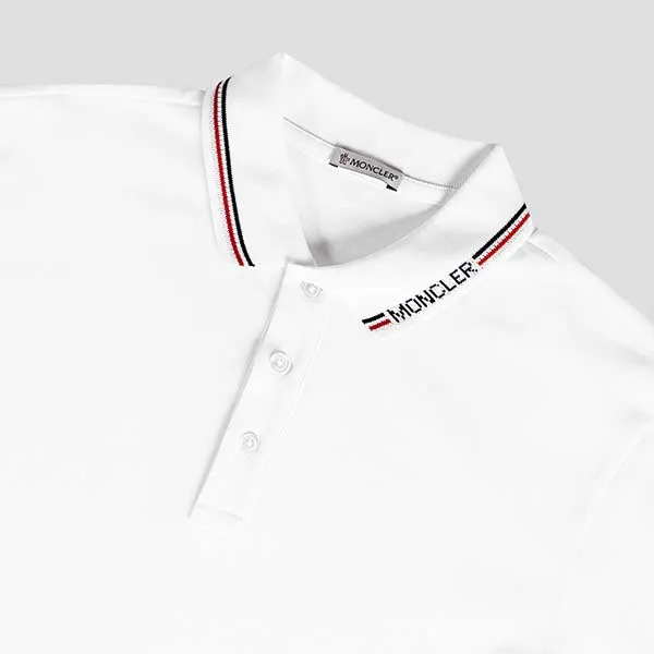 Áo Polo Moncler White Wappen Three Line 8A00023 Màu Trắng Size S - Thời trang - Vua Hàng Hiệu