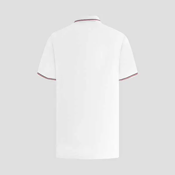 Áo Polo Moncler White Wappen Three Line 8A00023 Màu Trắng Size S - Thời trang - Vua Hàng Hiệu