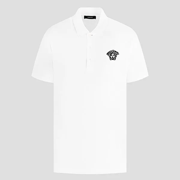 Áo Polo Versace Medusa A89507S A231377 Màu Trắng Size S