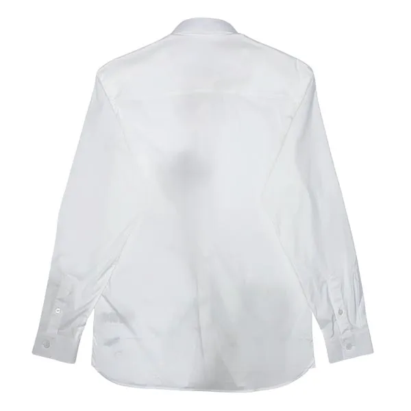Áo Sơ Mi Burberry White Letter Pattern Functional Cotton 8061860 Màu Trắng