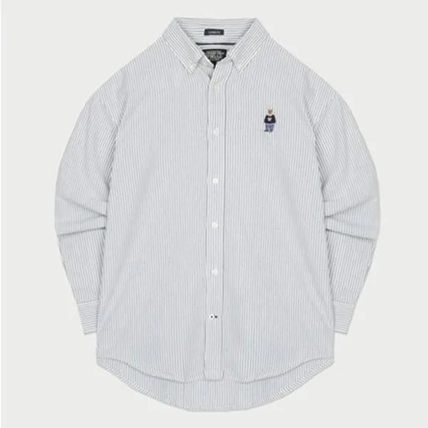Áo Sơ Mi Kẻ Sọc Whoau Steve WHYSD2302U Màu Xám Size M - Thời trang - Vua Hàng Hiệu