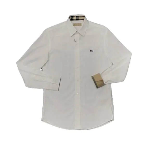 Áo Sơ Mi Nam Burberry SP020666 Dài Tay Màu Trắng Size S
