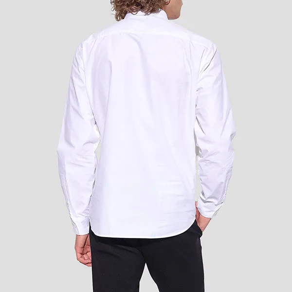 Áo Sơ Mi Versace Jeans Couture White With Patch 73GAL2R8 N0132 003 Màu Trắng Size 48