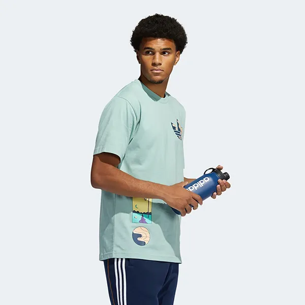 Áo Thun Adidas Surreal Summer Tee Tshirt GN3903 Màu Xanh Size S - Thời trang - Vua Hàng Hiệu