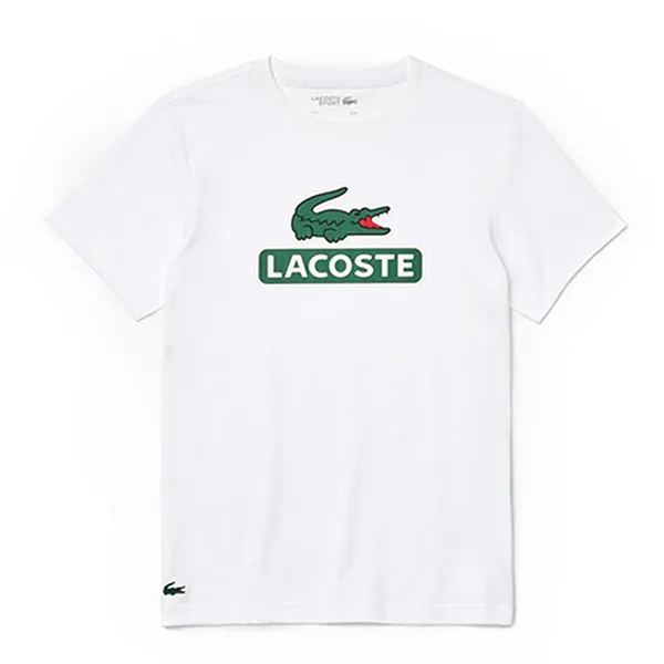 Áo Thun Men’s Lacoste SPORT Print Logo Breathable T-Shirt Màu Trắng Size S - Thời trang - Vua Hàng Hiệu
