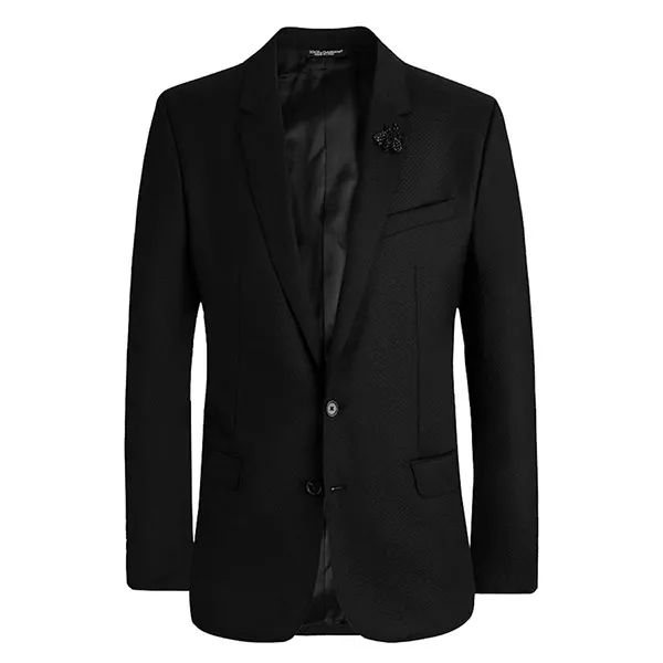 Bộ Vest Nam Dolce & Gabbana D&G Detail Embroidered GK0EMZ FJ2BC17R Màu Đen - Thời trang - Vua Hàng Hiệu
