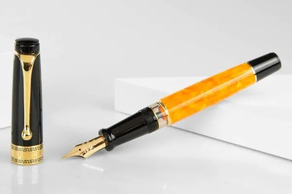 Bút Máy Aurora Optima O' Sole Mio Fountain Pen Màu Cam