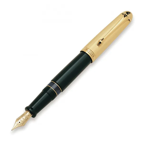 Bút Máy Aurora Streaked Pattern Fountain Pen Màu Xanh Green