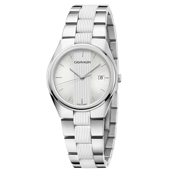 Đồng Hồ Nữ Calvin Klein CK Contra Quartz Silver Dial Ladies Watch K9E231K6 Màu Bạc - Đồng hồ - Vua Hàng Hiệu