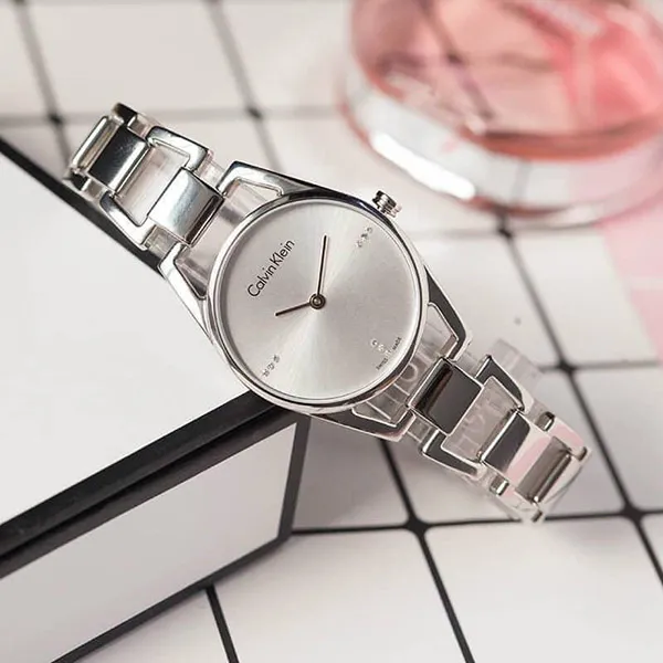Đồng Hồ Nữ Calvin Klein Dainty K7L2314T Màu Bạc