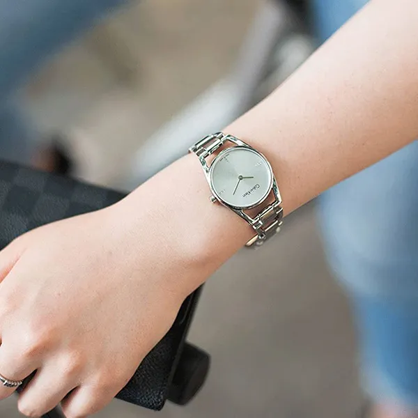 Đồng Hồ Nữ Calvin Klein Dainty K7L2314T Màu Bạc