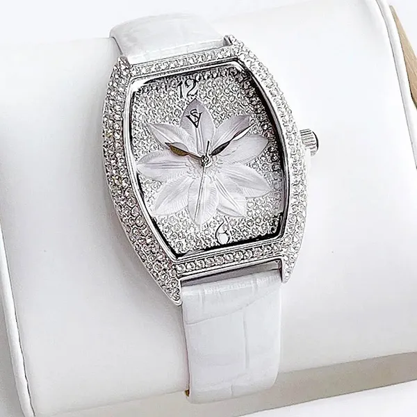 Đồng Hồ Nữ Christian Van Sant Lotus Quartz White Dial Ladies Watch CV4851 Màu Trắng Bạc - Đồng hồ - Vua Hàng Hiệu
