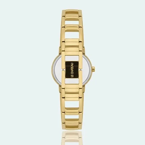 Đồng Hồ Nữ Le Chateau L52.230.04.7.1 Màu Vàng Gold