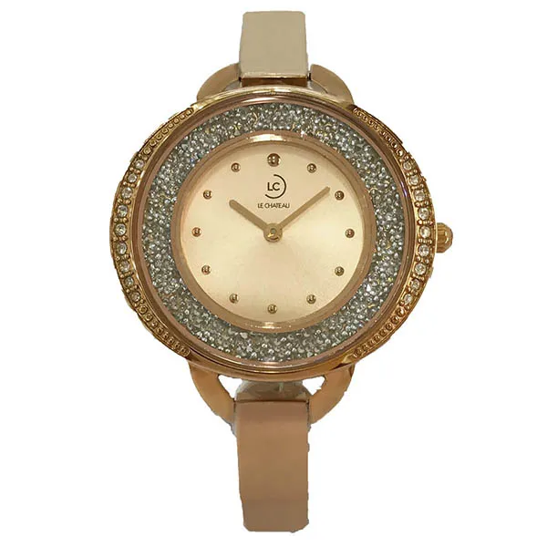 Đồng Hồ Nữ Le Chateau L62.962.33.5.1 Màu Vàng Gold - Đồng hồ - Vua Hàng Hiệu