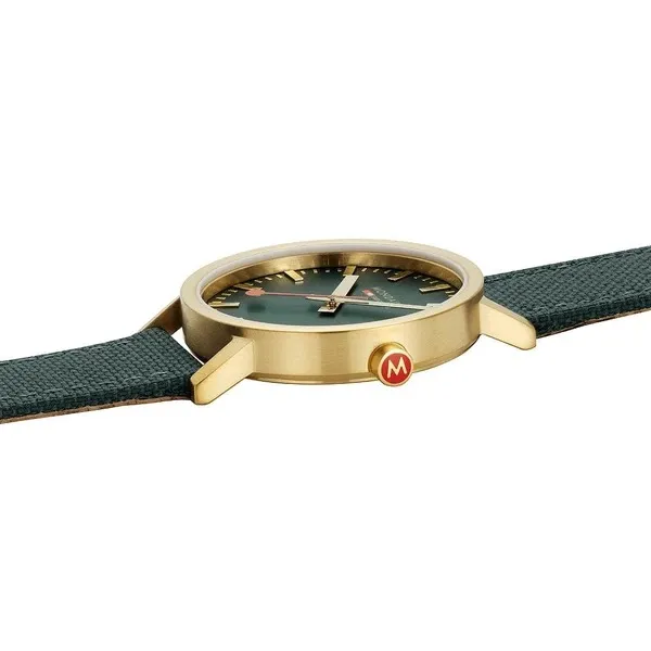 Đồng Hồ Nam Mondaine Classic Forest Green Golden A660.30360.60SBS Màu Xanh Vàng