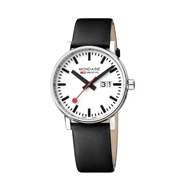 Đồng Hồ Nam Mondaine Evo2 Black Watch MSE.40210.LB - 40mm Màu Đen Bạc